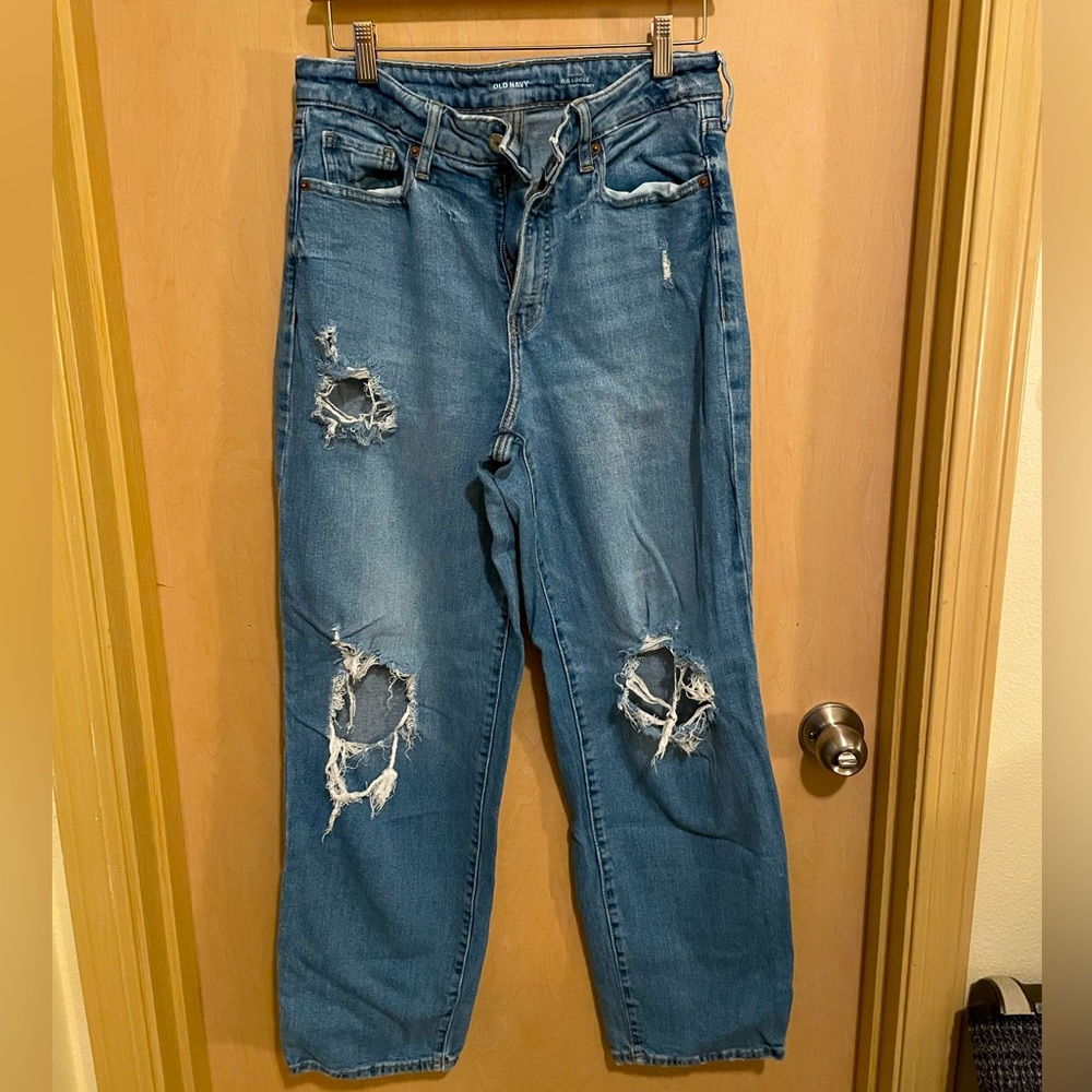 Old Navy High Rise Straight Jeans